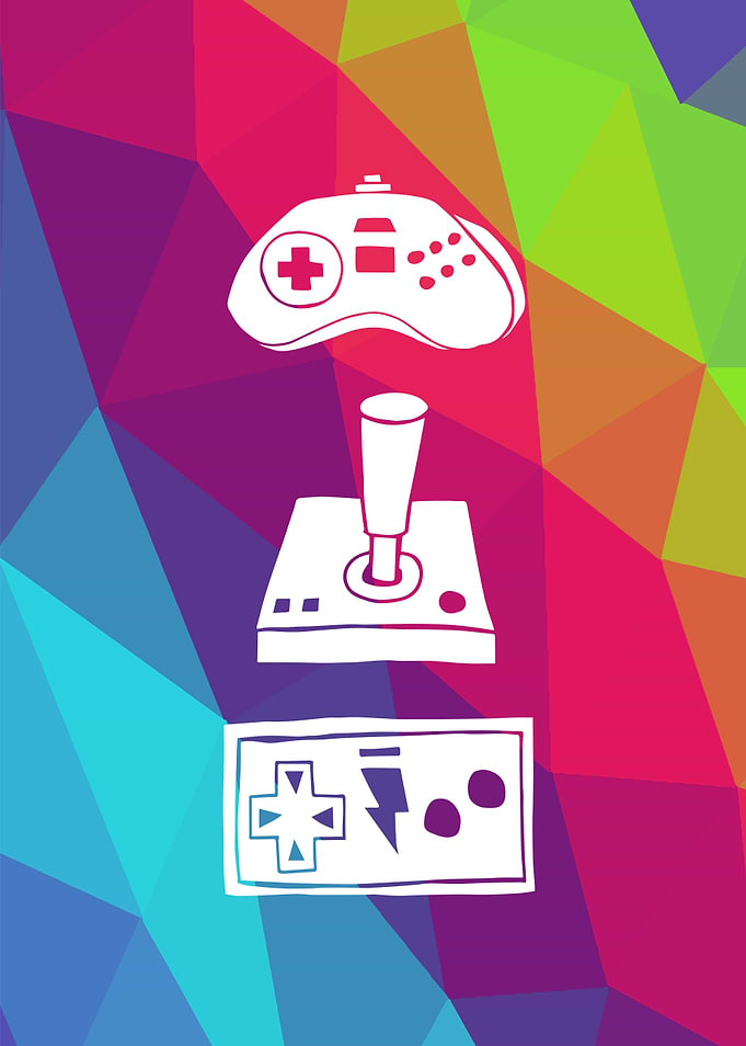 Rainbow Game Controller 23