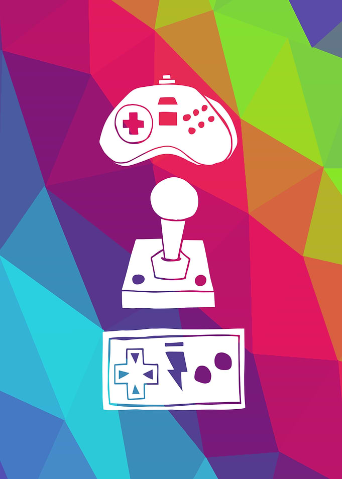 Rainbow Game Controller 20