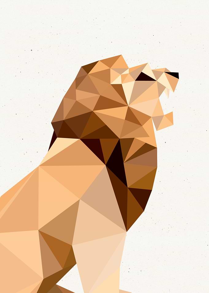 Low Poly Lion