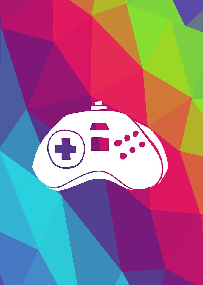 Rainbow Game Controller 10
