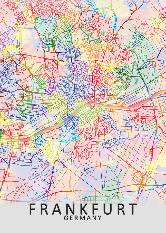 Frankfurt Splash City Map