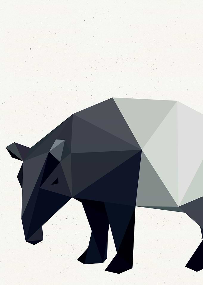 Low Poly Tapir