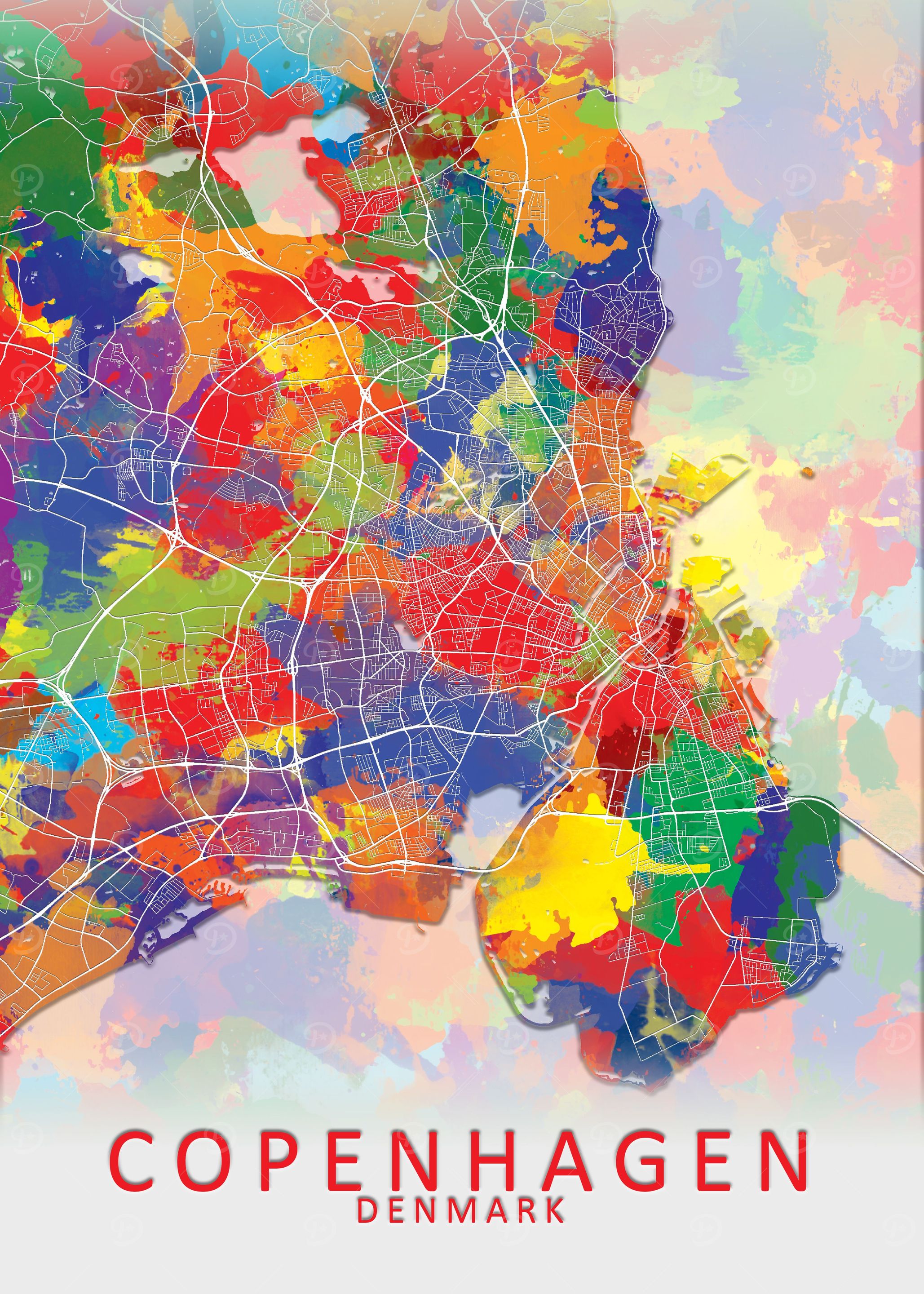 Copenhagen Splash City Map