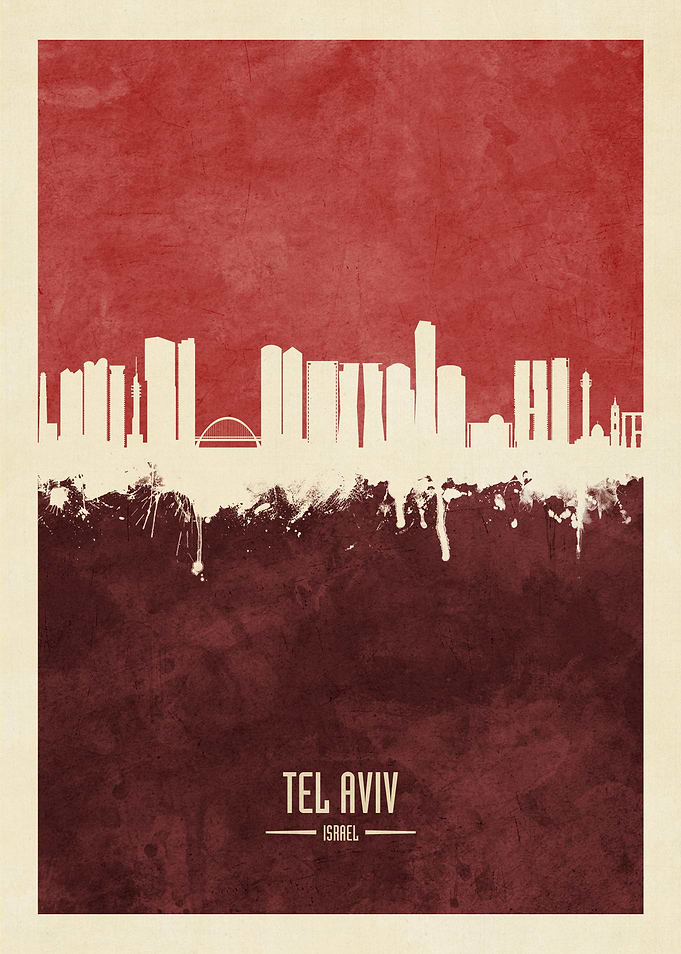 Tel Aviv Israel Skyline