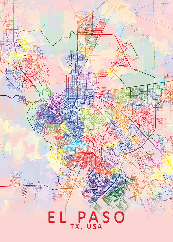 El Paso Splash City Map