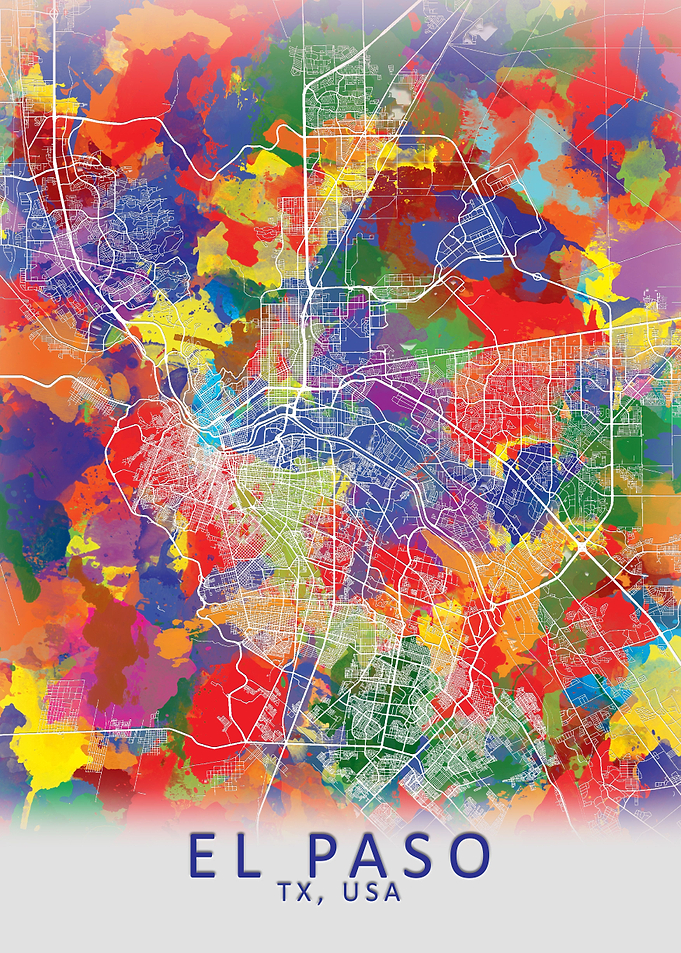 El Paso Splash City Map