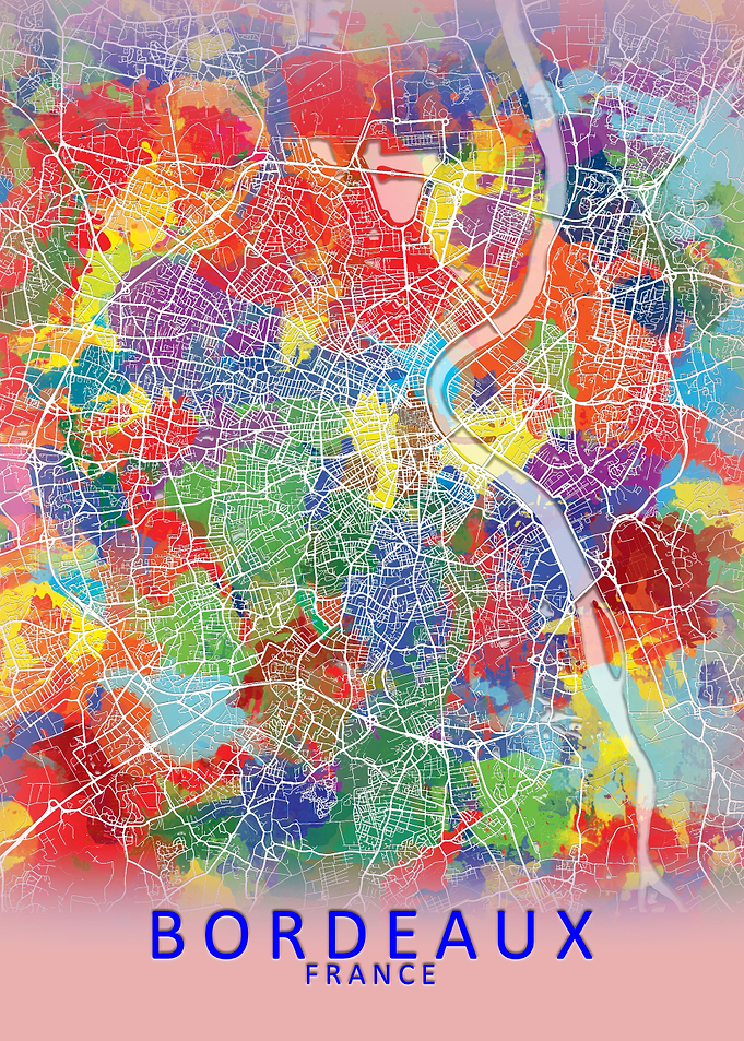 Bordeaux Splash City Map
