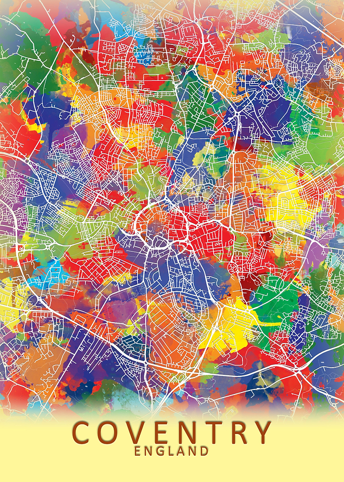 Coventry Splash City Map