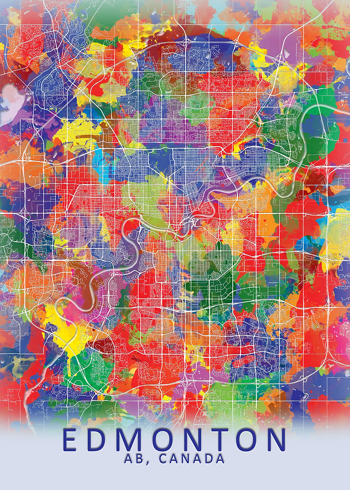 Edmonton Splash City Map