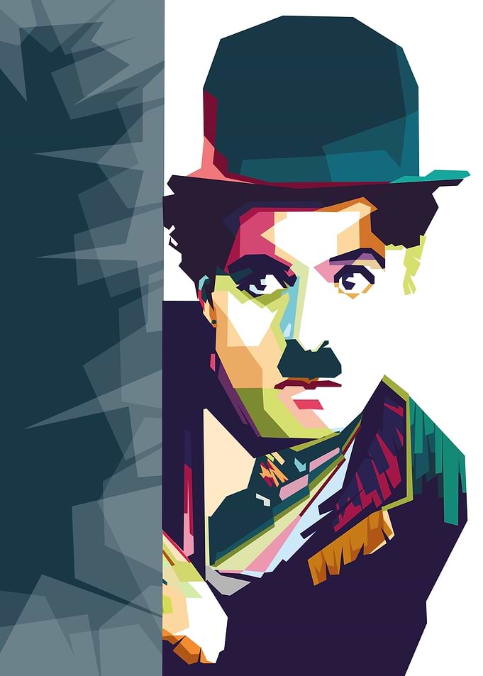 Charlie Chaplin Pop Art