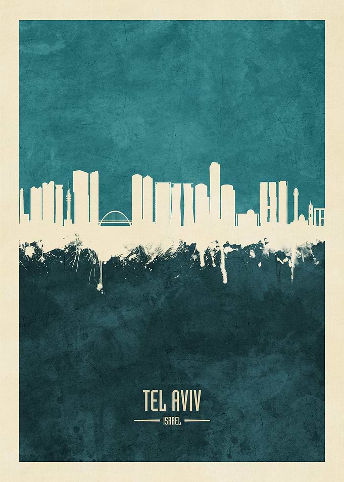 Tel Aviv Israel Skyline