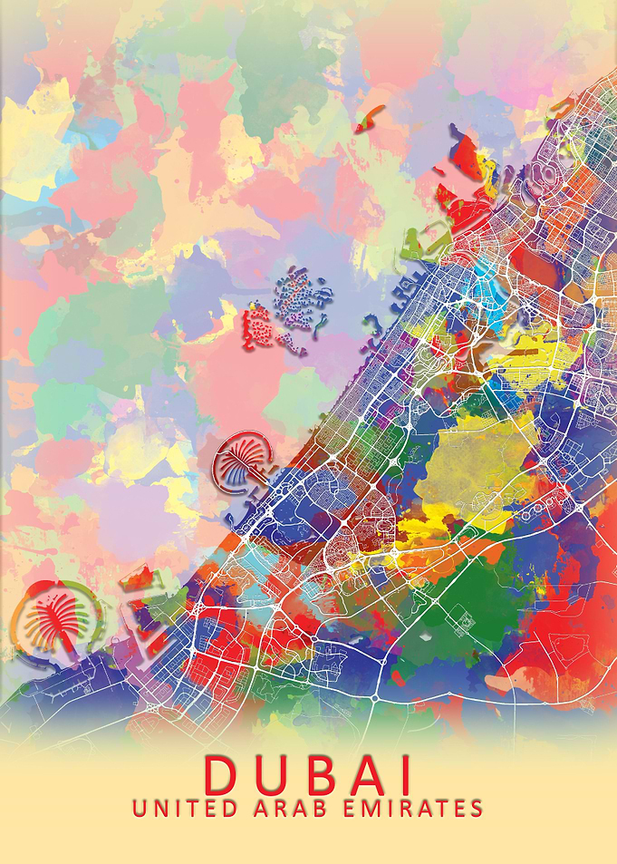 Dubai Splash City Map