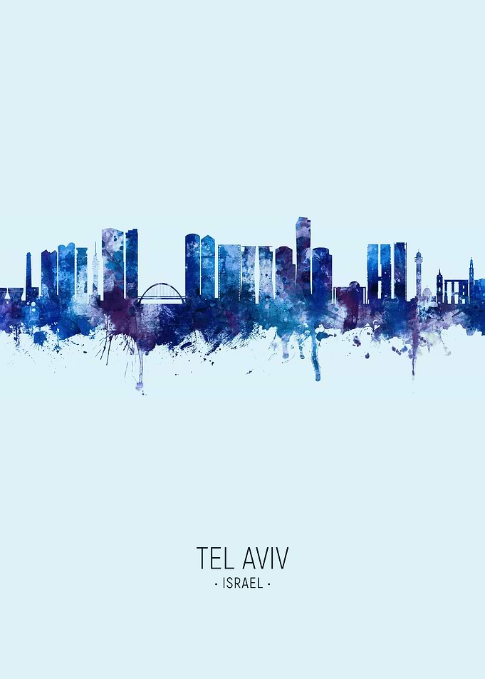 Tel Aviv Israel Skyline