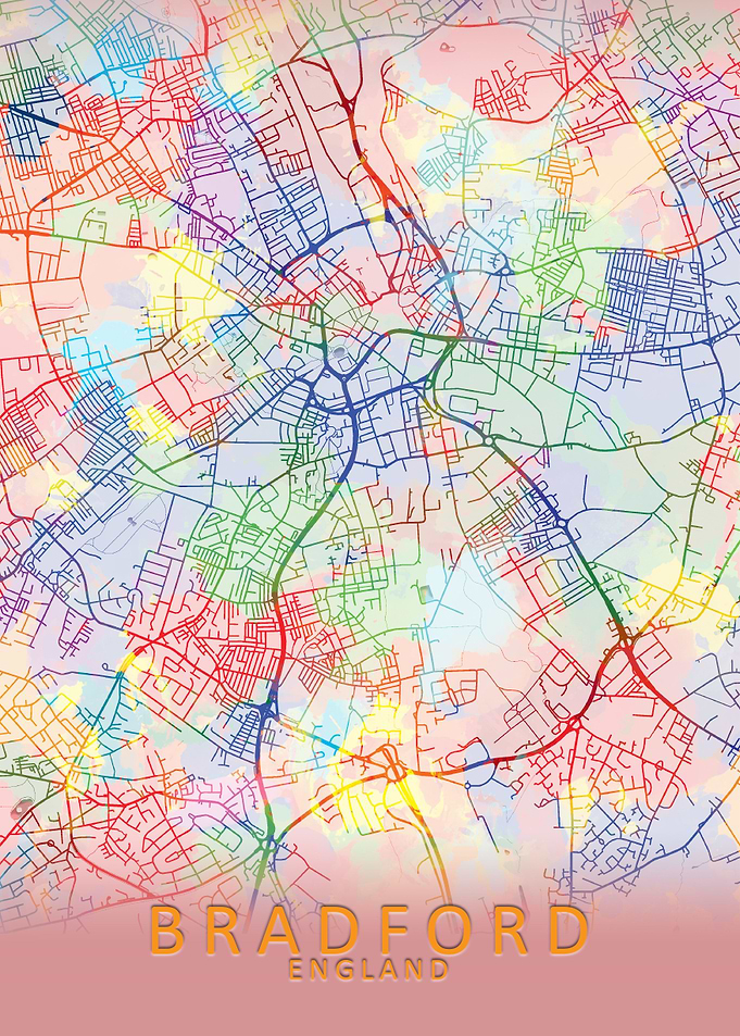 Bradford Splash City Map
