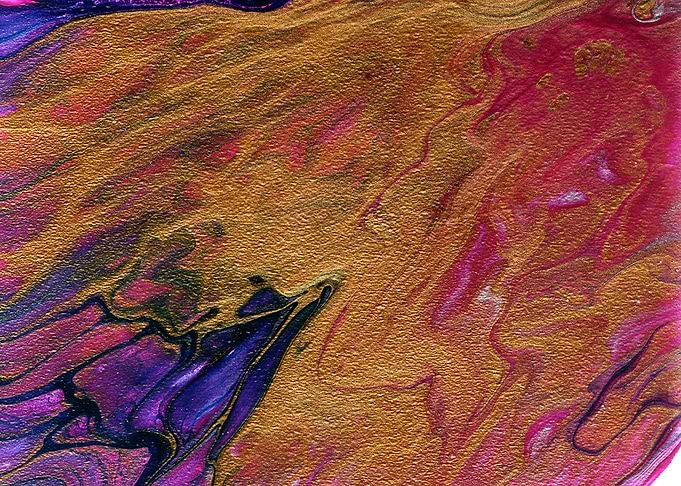 Gold lava Abstraction