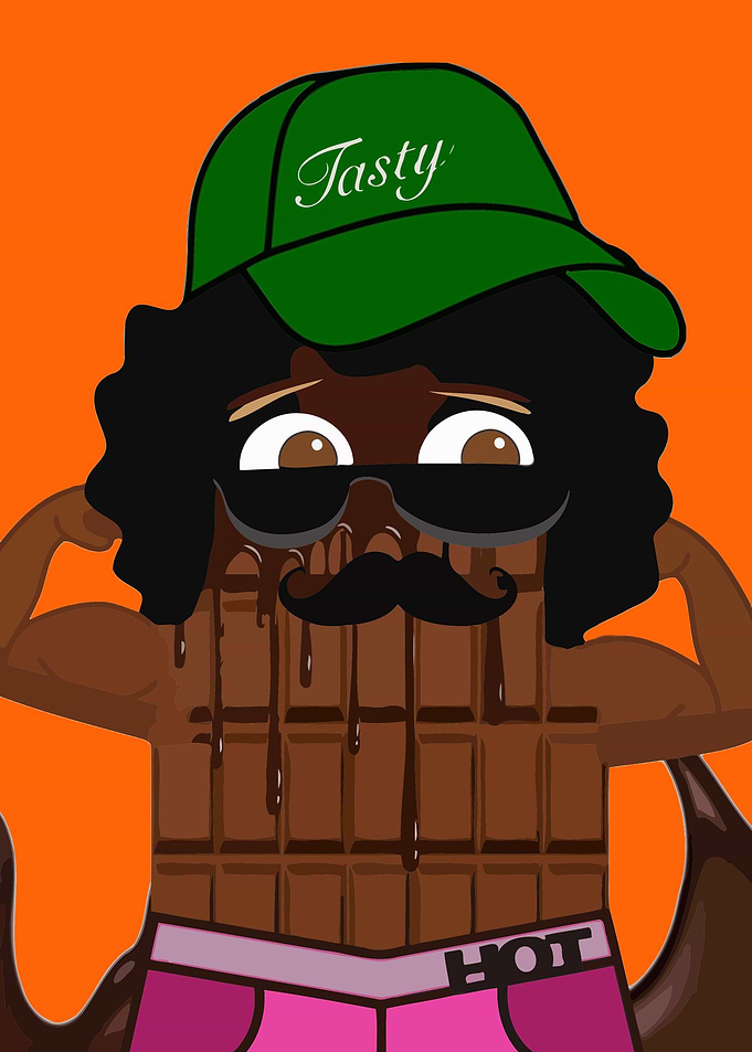 Sexy chocolate beast