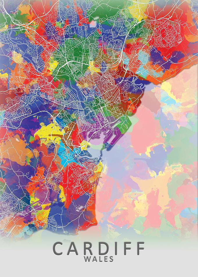 Cardiff Splash City Map