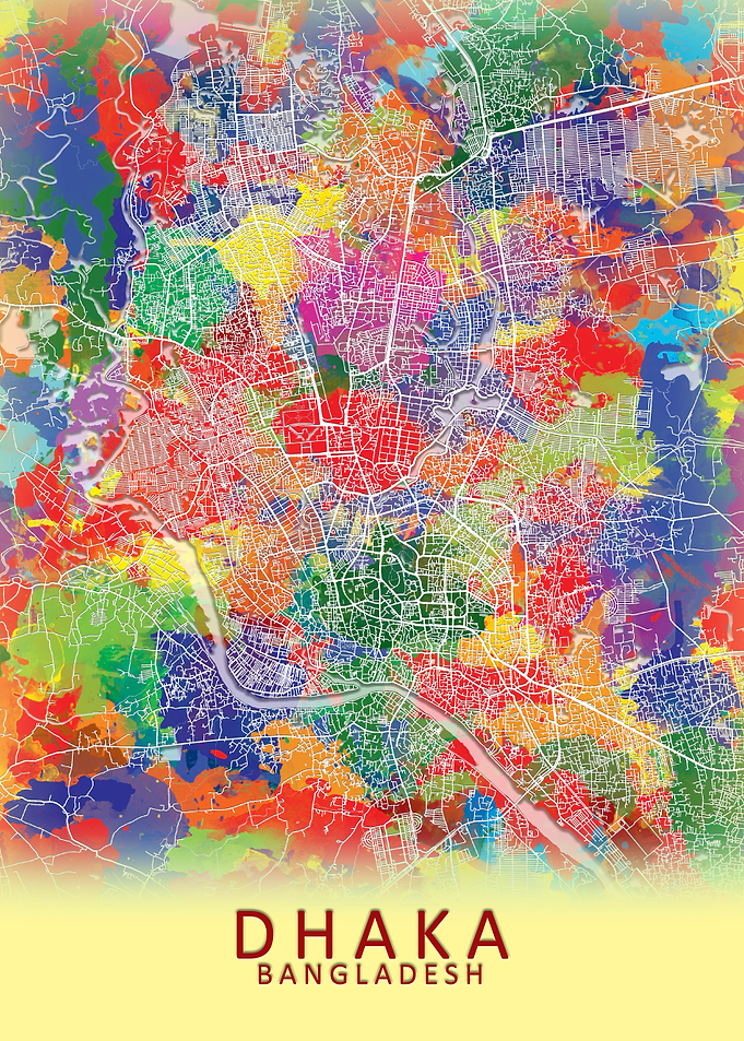 Dhaka Splash City Map