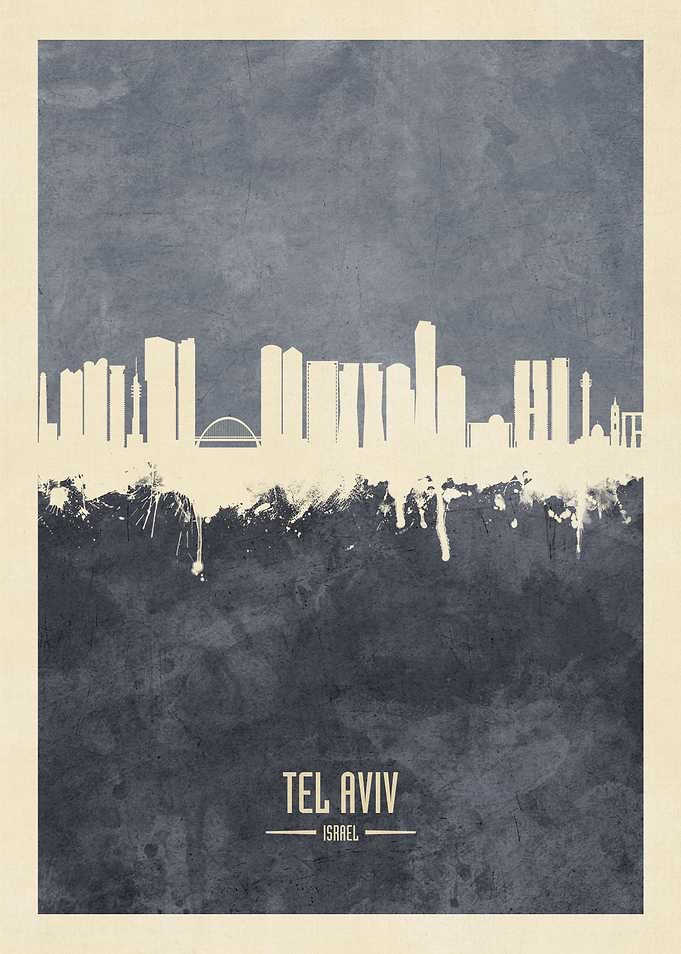 Tel Aviv Israel Skyline