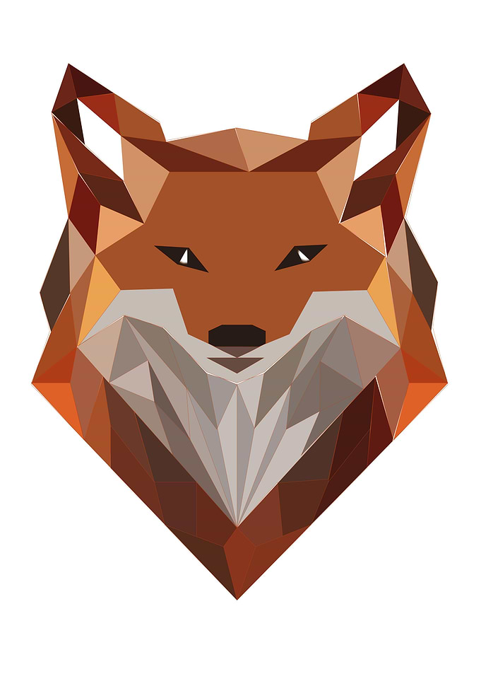 FOX Low Poly Art
