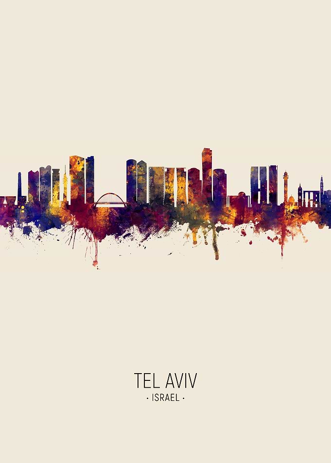 Tel Aviv Israel Skyline