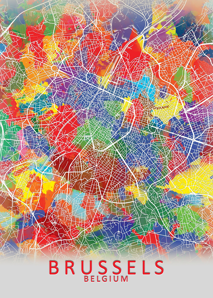 Brussels Splash City Map