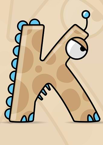 K Monster letter