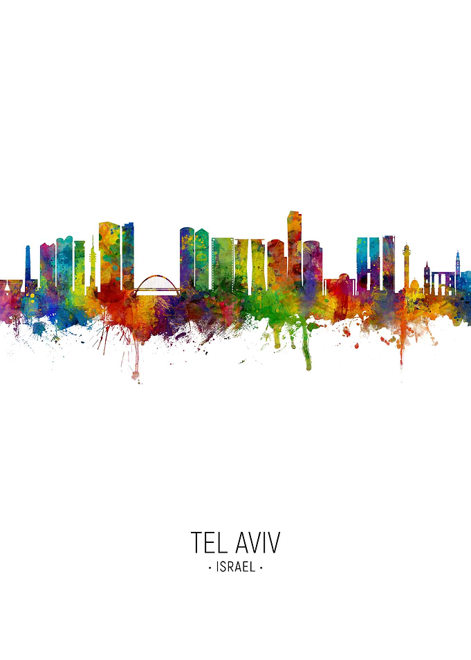 Tel Aviv Israel Skyline