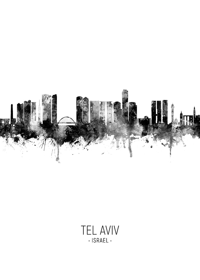 Tel Aviv Israel Skyline