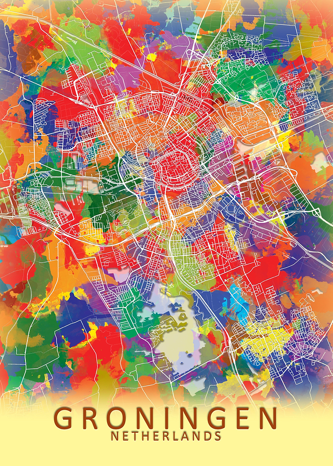 Groningen Splash City Map
