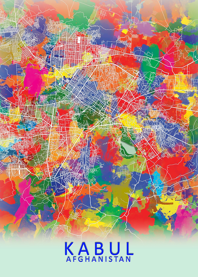 Kabul Splash City Map