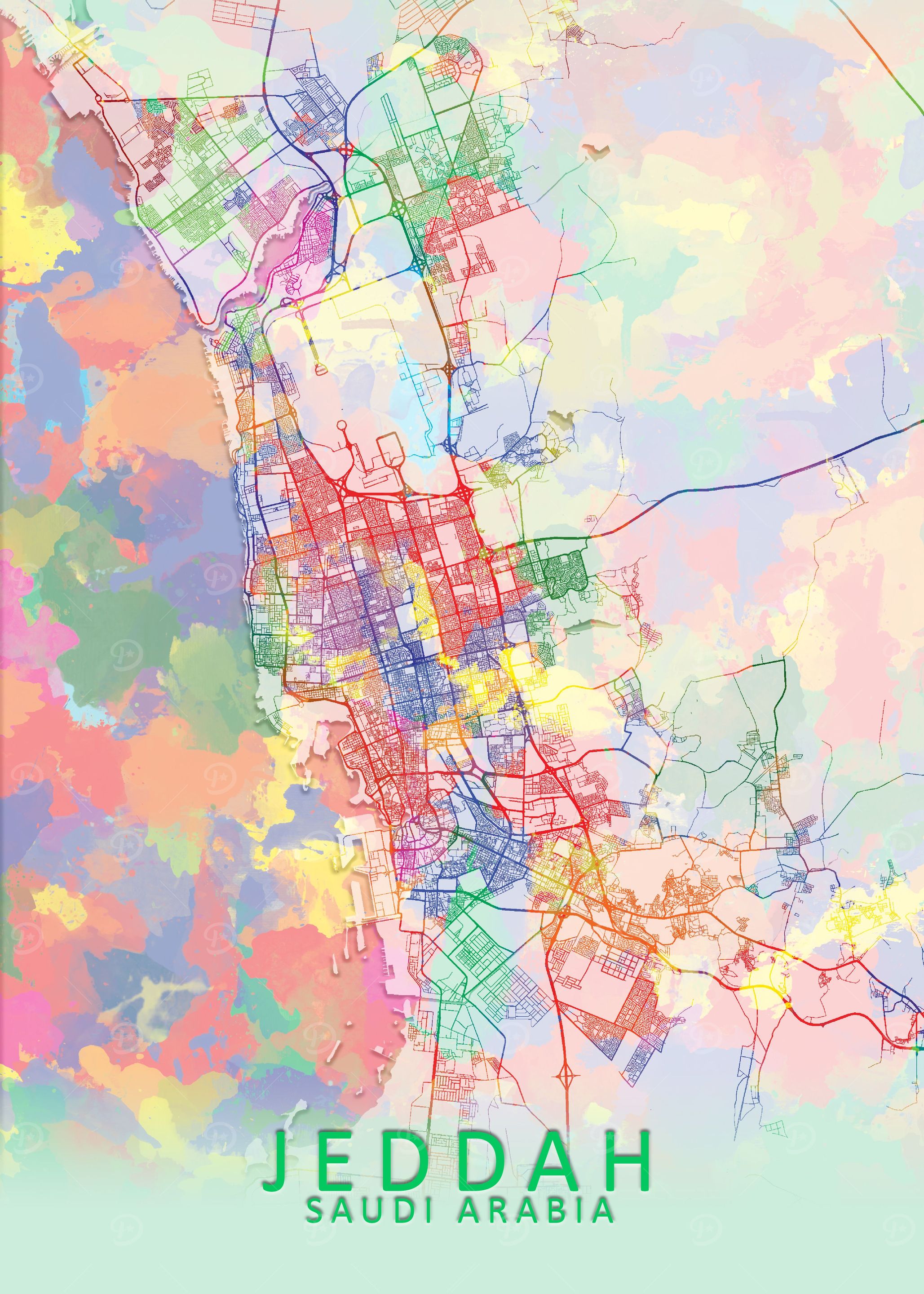 Jeddah Splash City Map