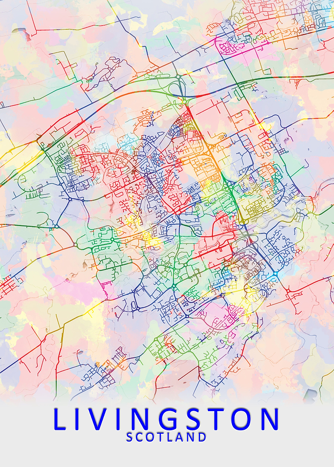 Livingston Splash City Map