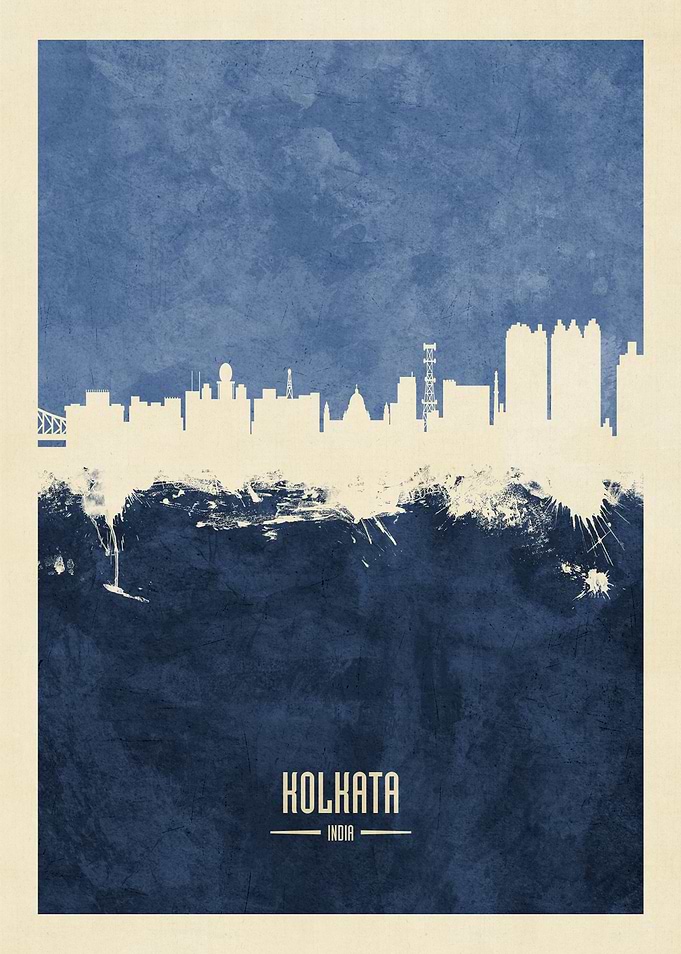 Kolkata India Skyline