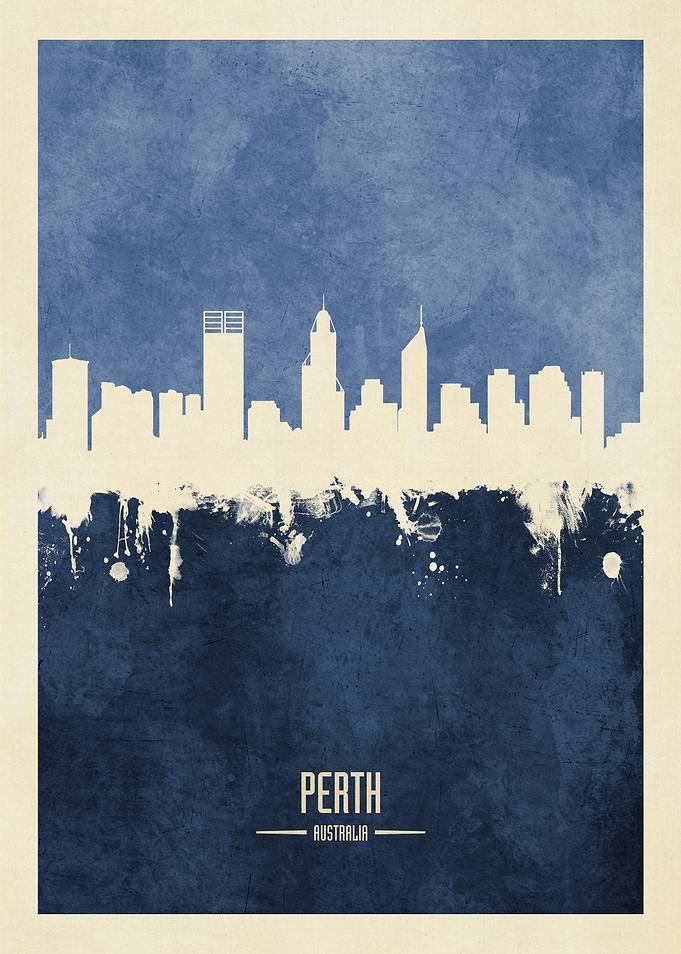 Perth Australia Skyline