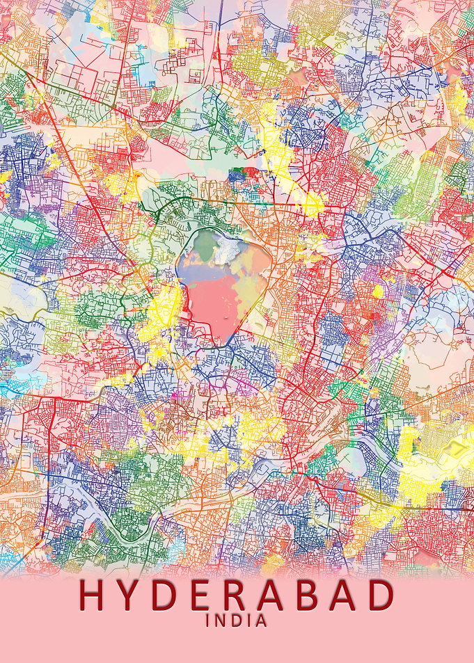 Hyderabad Splash City Map