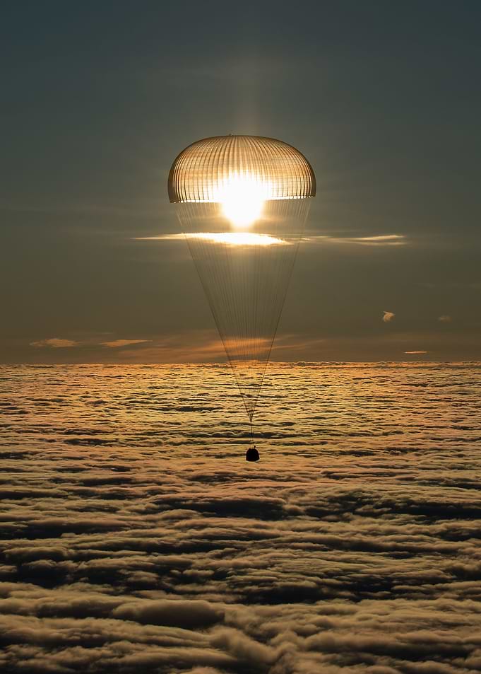 Soyuz Spacecraft landing