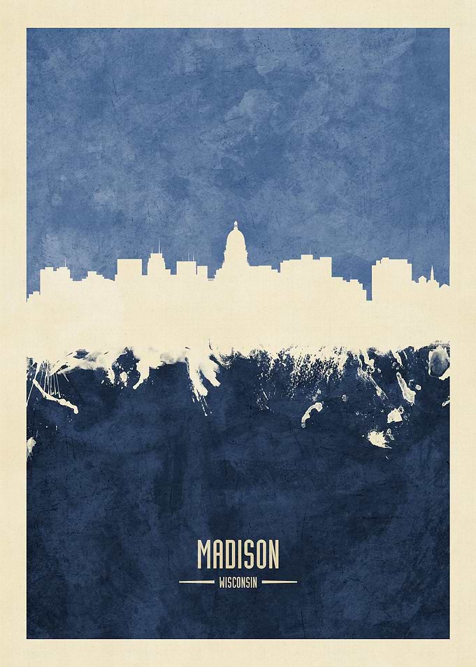 Madison Wisconsin Skyline