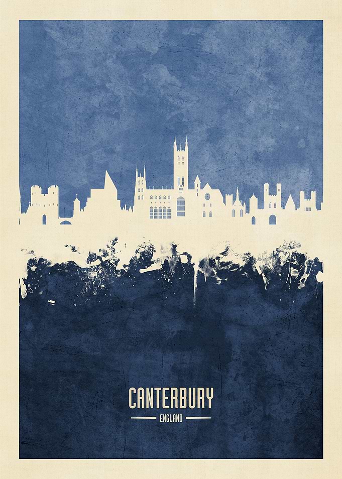 Canterbury England Skyline