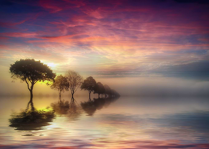 Sunset Holiday Beach