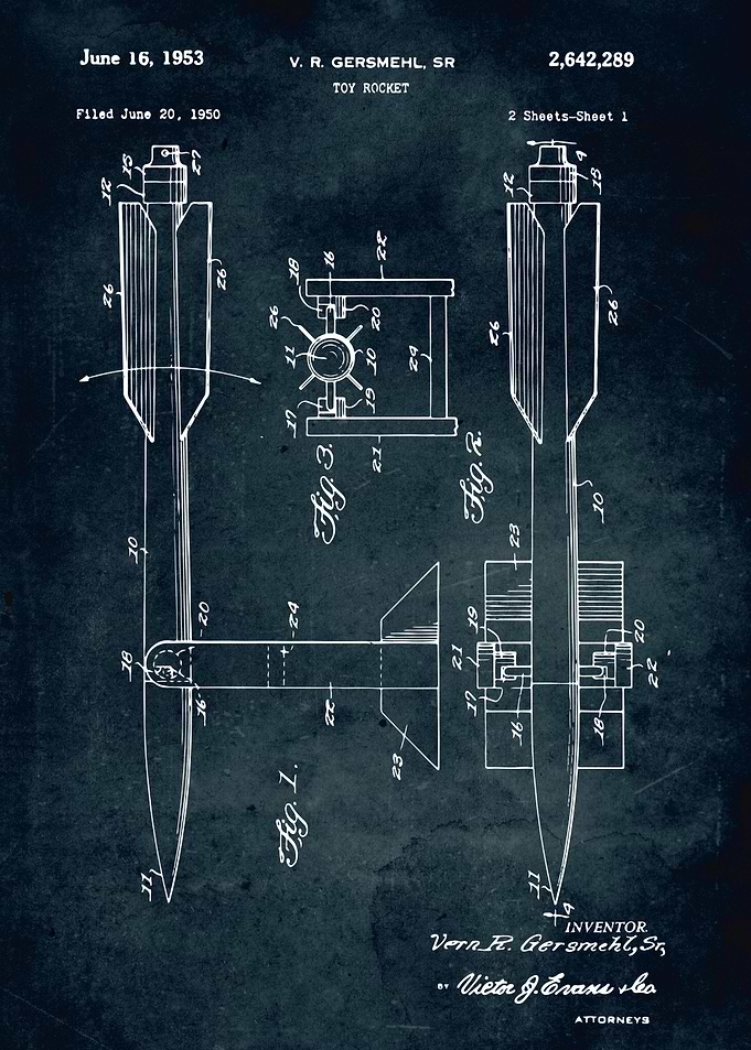 No413 Toy rocket