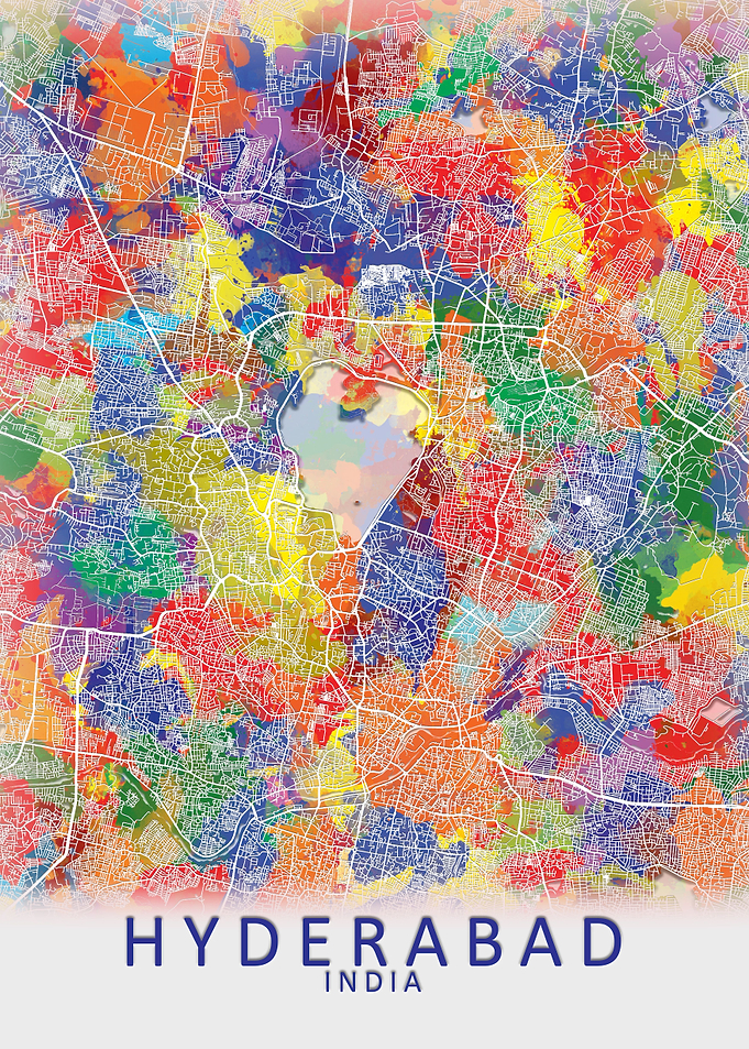 Hyderabad Splash City Map