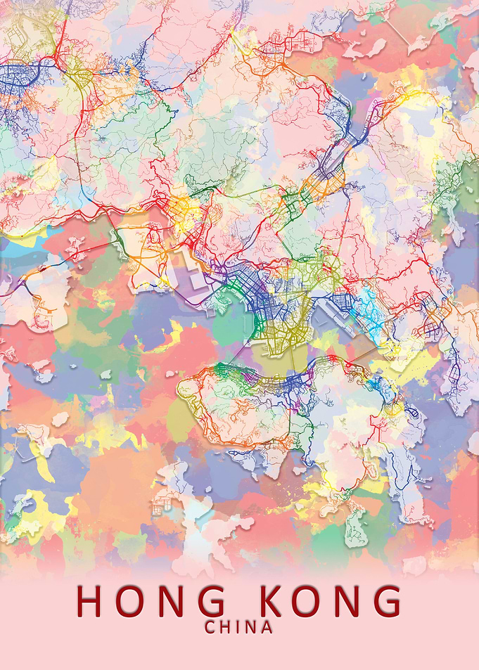 Hong Kong Splash City Map