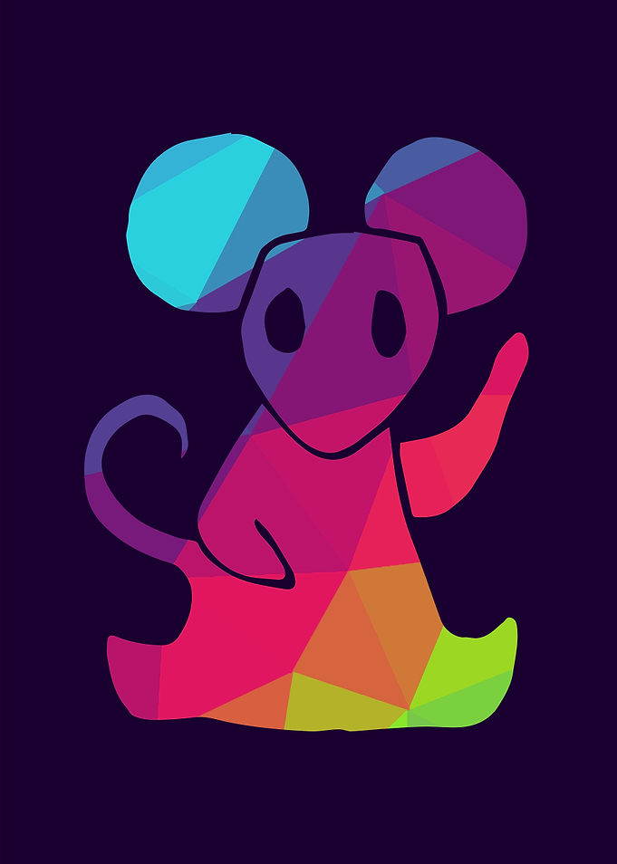 Rat Animal Rainbow 7