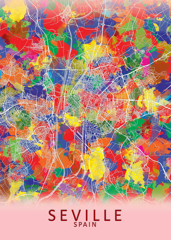 Seville Splash City Map