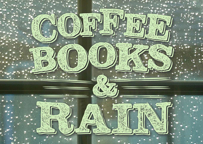 Coffee Books Rain