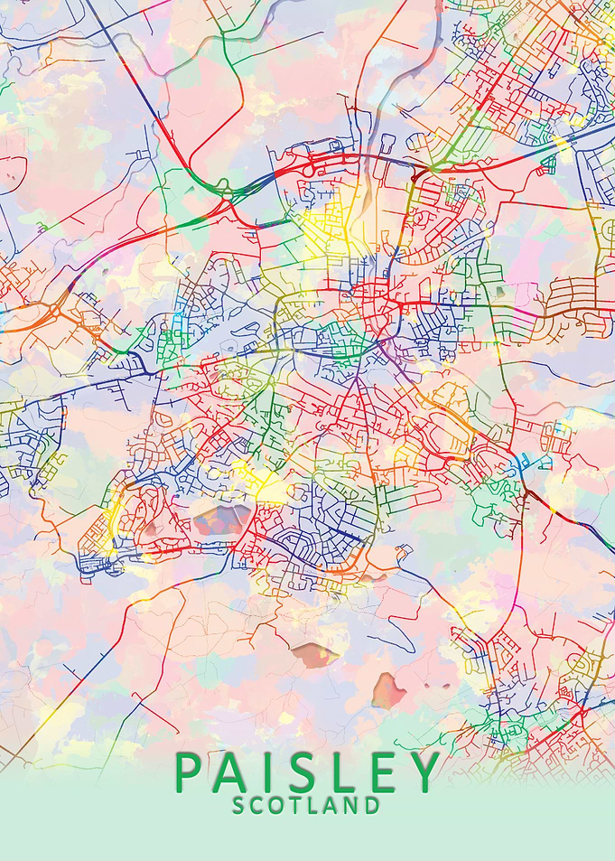 Paisley Splash City Map