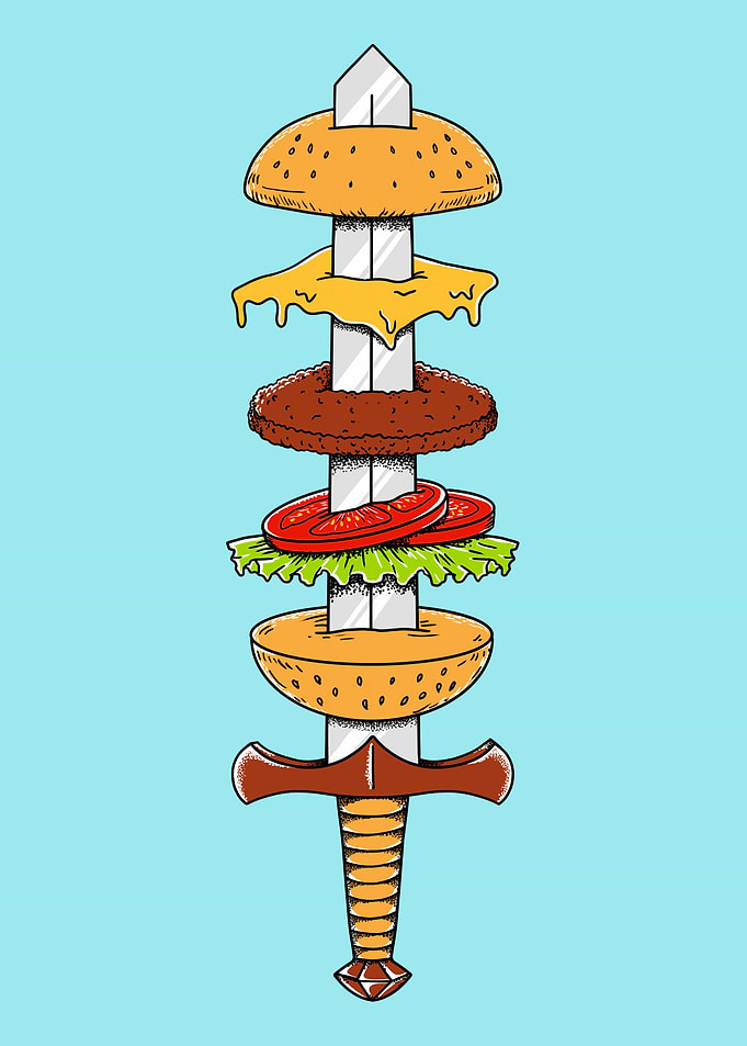 Burger Sword