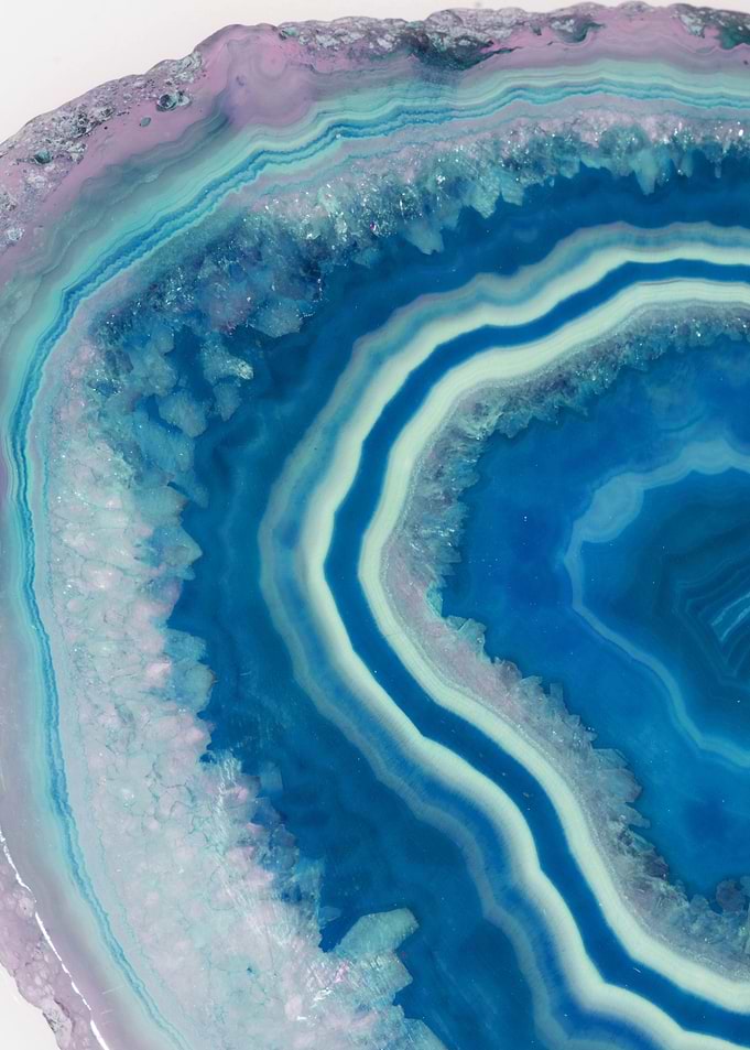 Teal agate