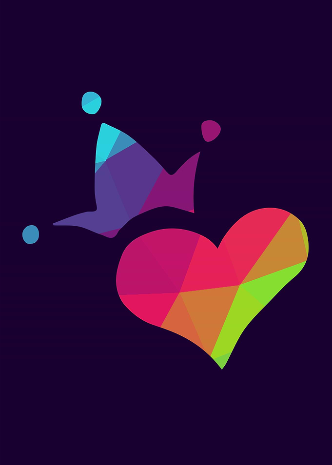 Love Heart Rainbow 9
